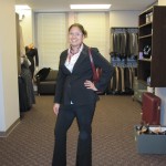 Rosa Baltodano, director at Center for Young Women's Development, after her image consultation with Michelle T. Sterling at Dress for Success.