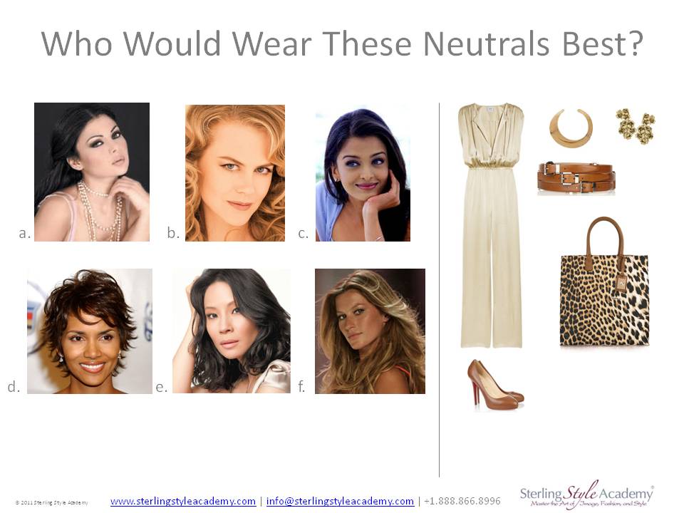 Neutrals for Warm Skin Tones