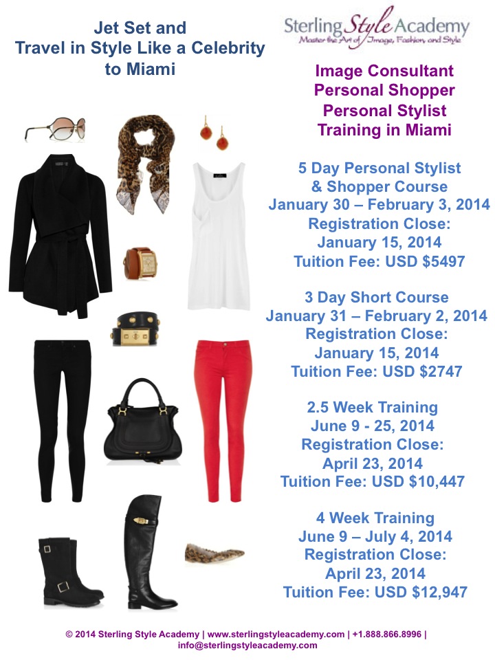 Miami Image Consultant, Personal Stylist & Personal Shopper Training 2014