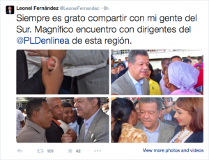 The People's President Look on Leonel Fernandez