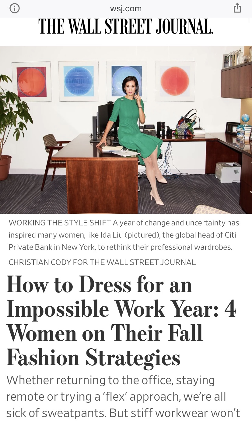 Ida Liu's Signature Style: How a Woman In Leadership Projects Power,  Polish, and Prestige in Finance, Online Personal Shopper, Sterling  Personal Styling, Life & Style Blogger