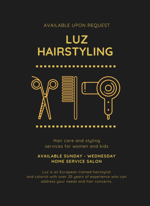 Home Service Dubai Salon Quality Hairstylist UAE