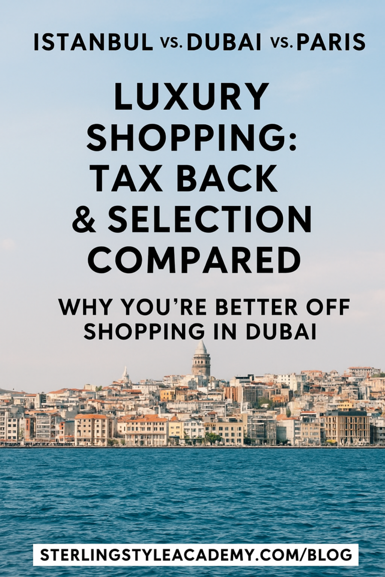 Luxury Shopping Guide | Best Value in Dubai Over Istanbul and Paris