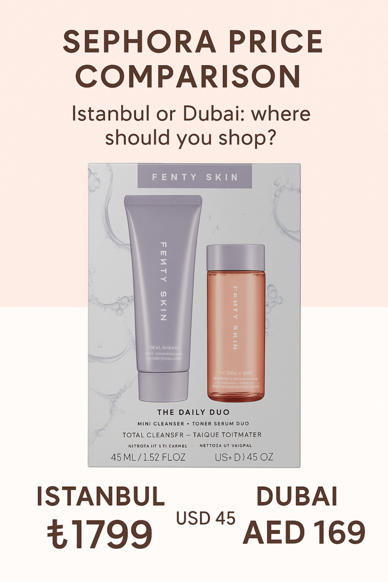 Sephora Istanbul vs. Dubai