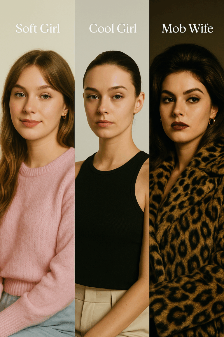 Soft Girl, Cool Girl, Mob Wife | The Endless Rebranding of Being Online