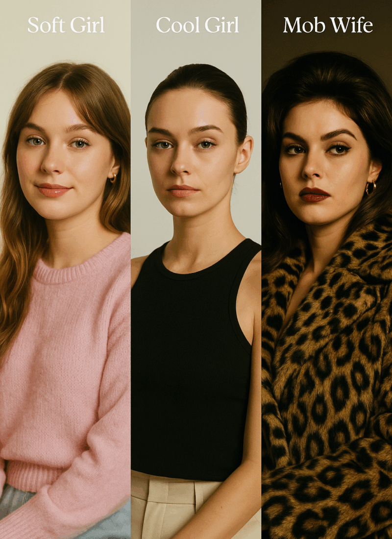 Soft Girl, Cool Girl, Mob Wife | The Endless Rebranding of Being Online