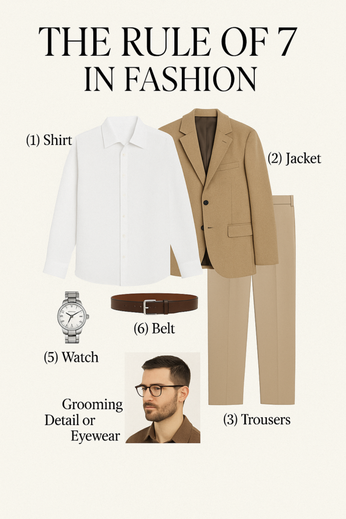 Rule of 7 in Fashion for Men