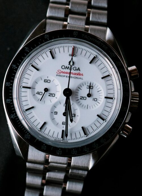 omega speedmaster professional watch close up