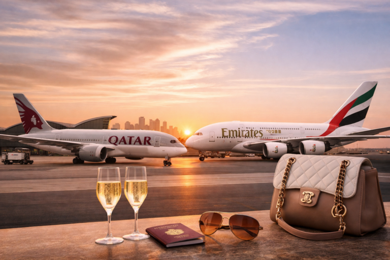 Qatar Airways vs. Emirates comparison for long haul international travel