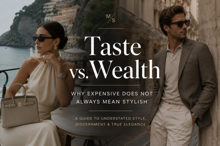 The Difference Between Taste and Wealth | Why Expensive Does Not Always Mean Stylish