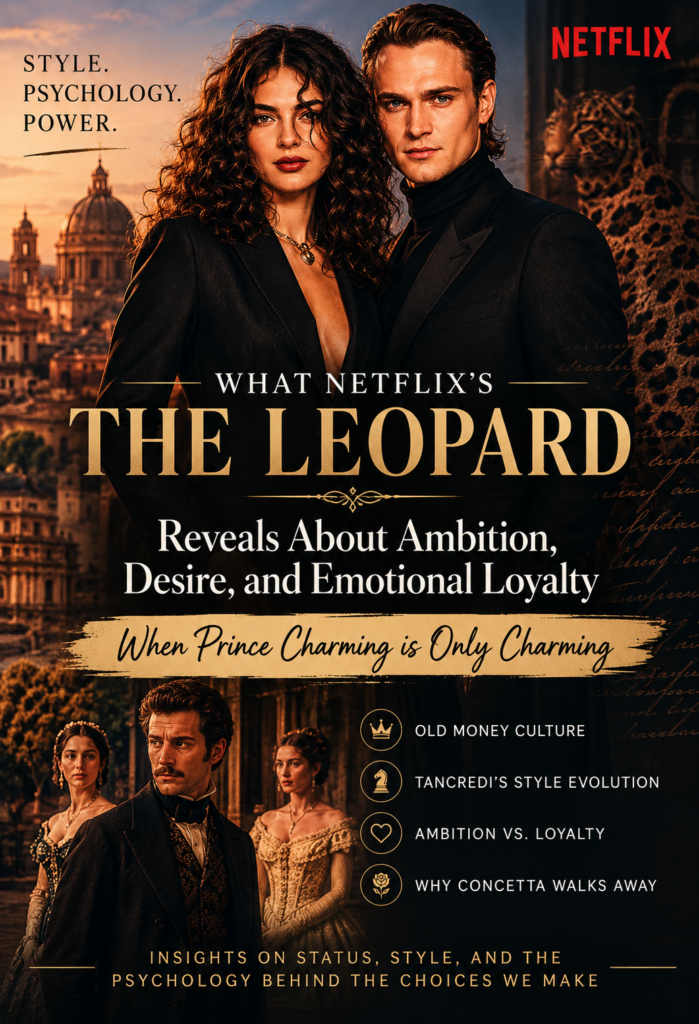 What Netflix’s The Leopard Reveals About Ambition, Desire, and Emotional Loyalty — When Prince Charming Is Only Charming