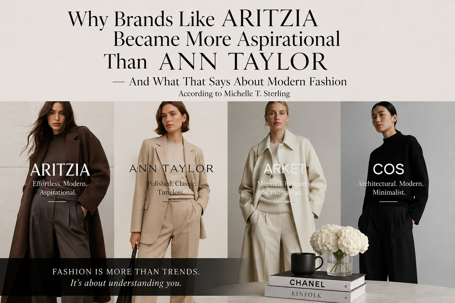 Why Brands Like Aritzia Became More Aspirational Than Ann Taylor — And What That Says About Modern Fashion, According to Michelle T. Sterling