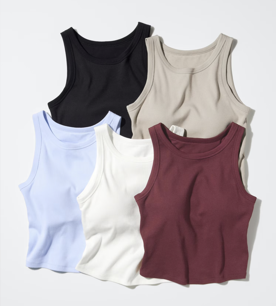 UNIQLO - Sleek Cropped Bra Top
