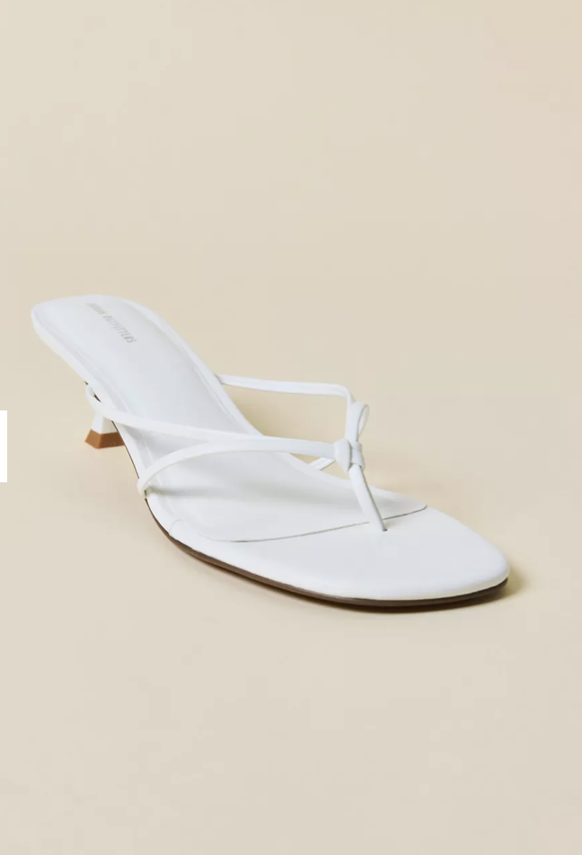 UO Petal Kitten Heel Sandals
