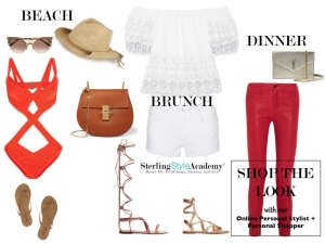 What to Wear Saturday from 9 to 9 | Beach Brunch Dinner