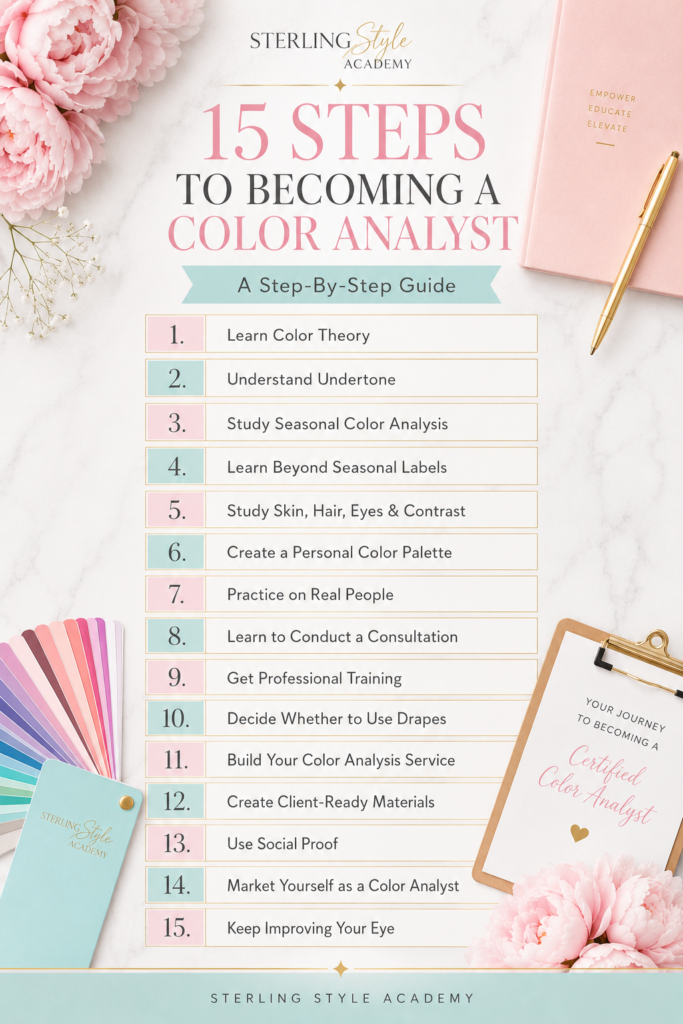 A Step-By-Step Guide on How to Become a Color Analyst