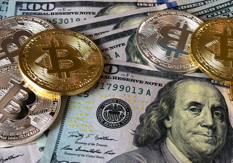 bitcoins and u s dollar bills