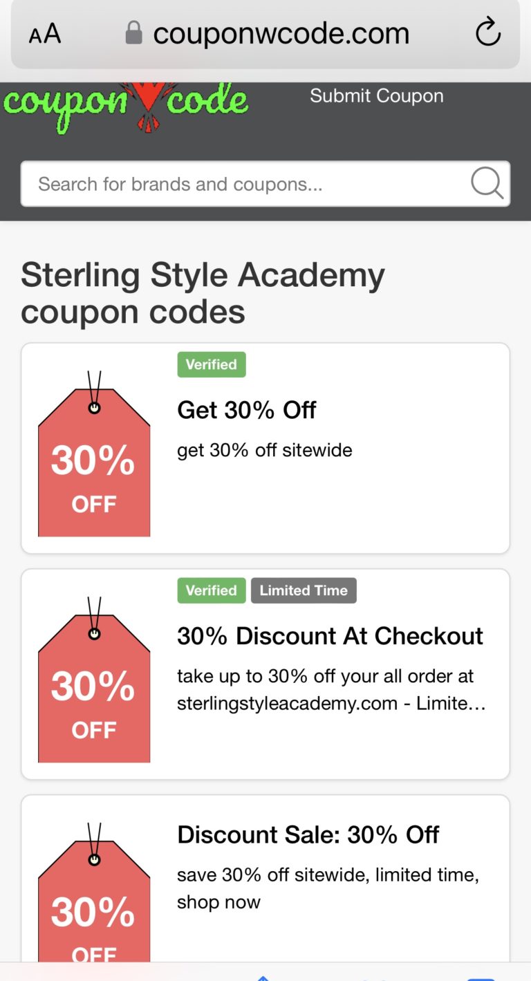 The Truth About Sterling Style Academy Coupon Codes & Discounts