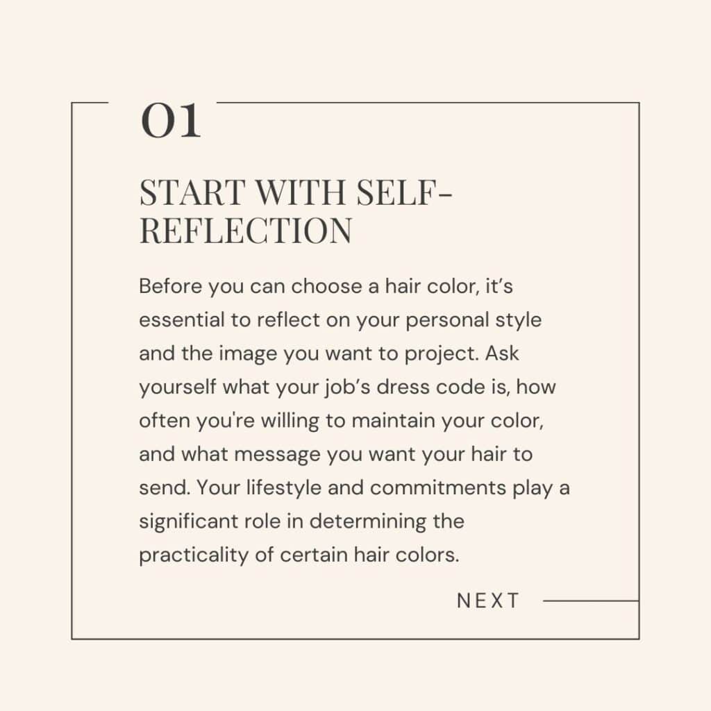 How to Find Your Perfect Hair Color Step 1