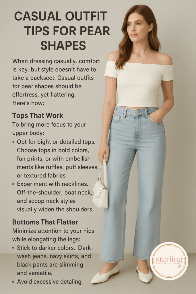 How to Dress a Pear Shaped Body Casual