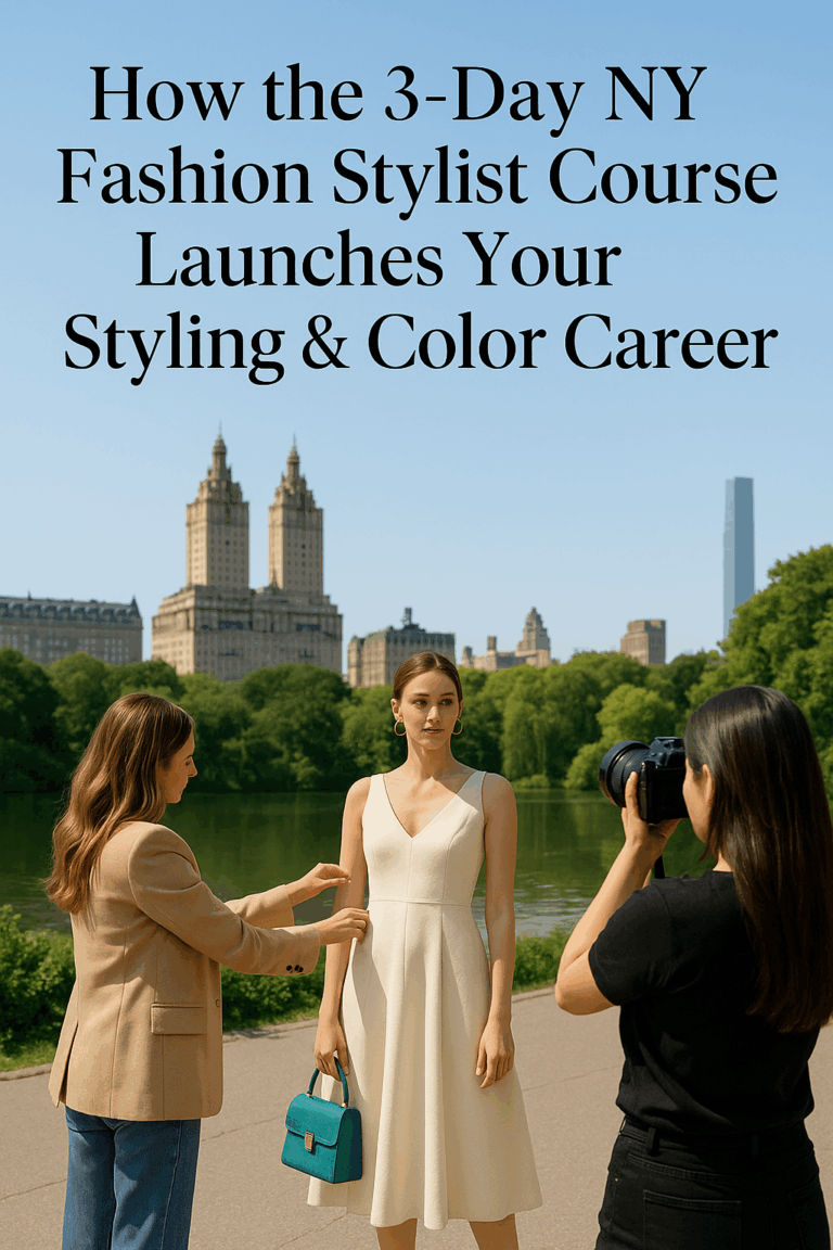 How the 3-Day NY Fashion Stylist Course Launches Your Styling & Color Career
