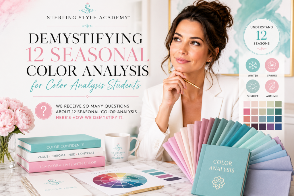 Demystifying 12 Seasonal Color Analysis for Color Analysis Students