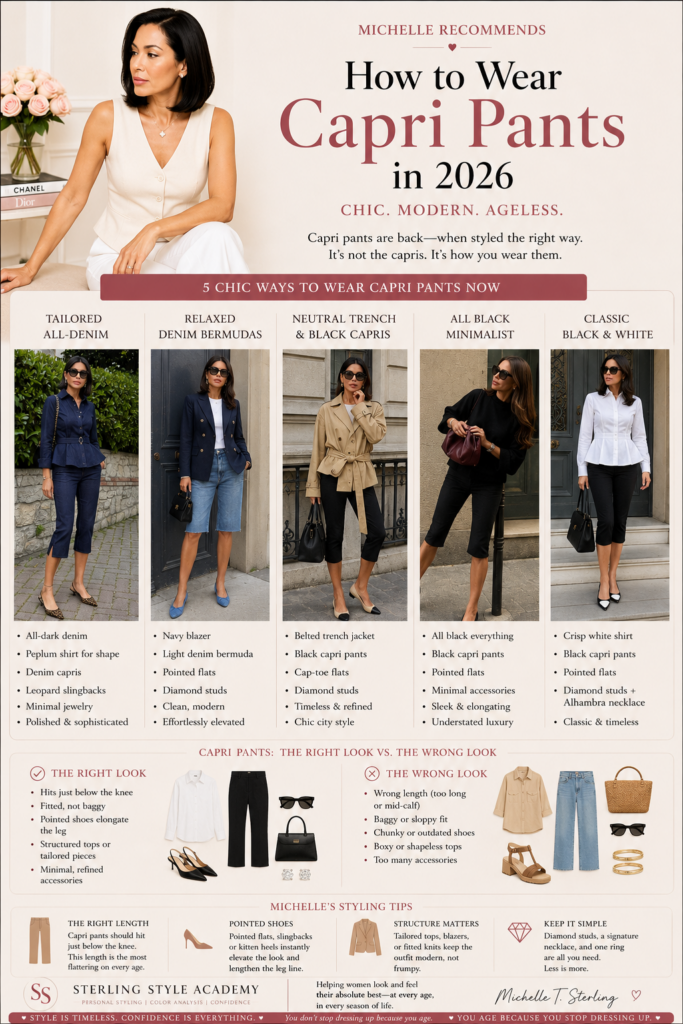 How to Wear Capri Pants in 2026 | Sterling Style Academy