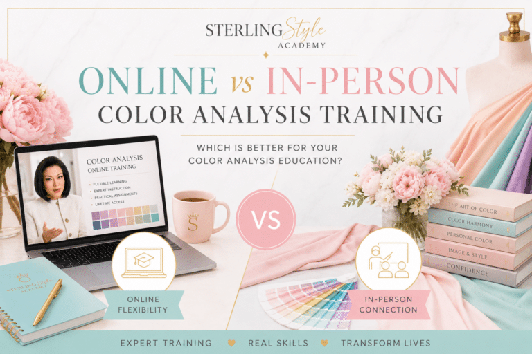 Online vs In-Person Color Analysis Training - Which Is Better?