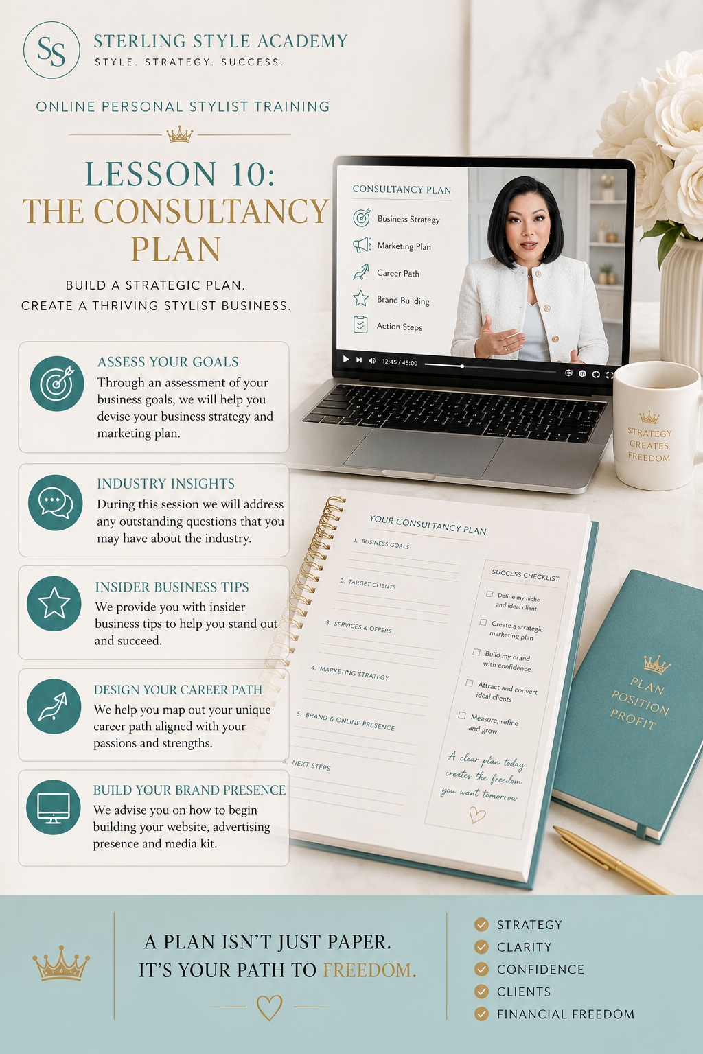 Online Personal Stylist Training Lesson 10 - The Consultancy Plan