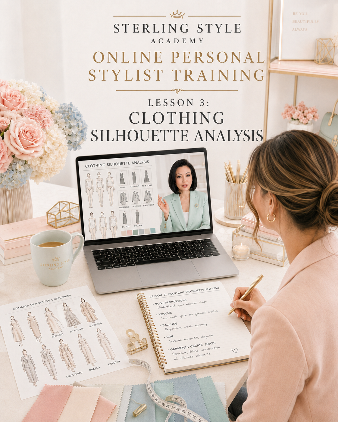 Online Personal Stylist Training Lesson 3 - Clothing Silhouette Analysis