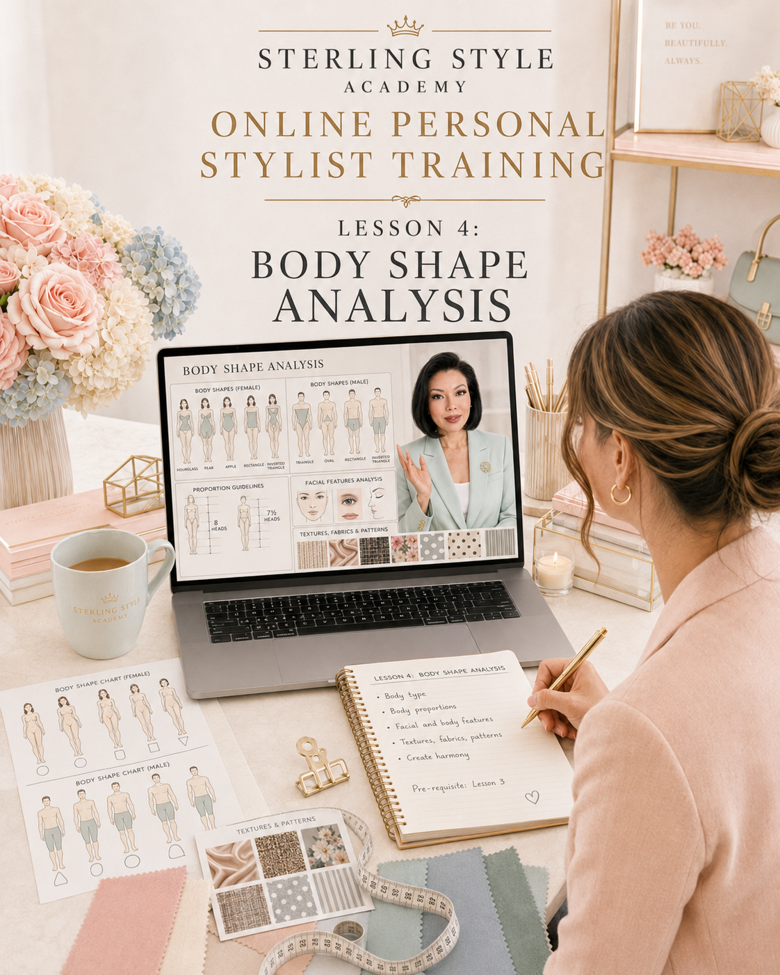 Online Personal Stylist Training Lesson 4 - Body Shape Analysis