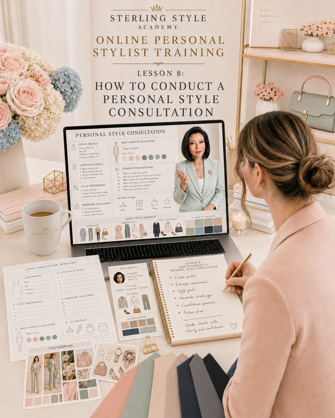 Online Personal Stylist Training Lesson 8 - How to Conduct a Personal Style Consultation